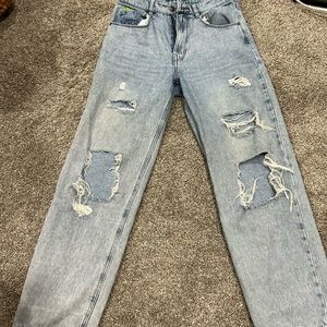 Jeans - Denim - Ripped - Trendy - EMPYRE - High waisted